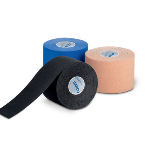 Body Armor® Elastic Tape showing all 3 colors