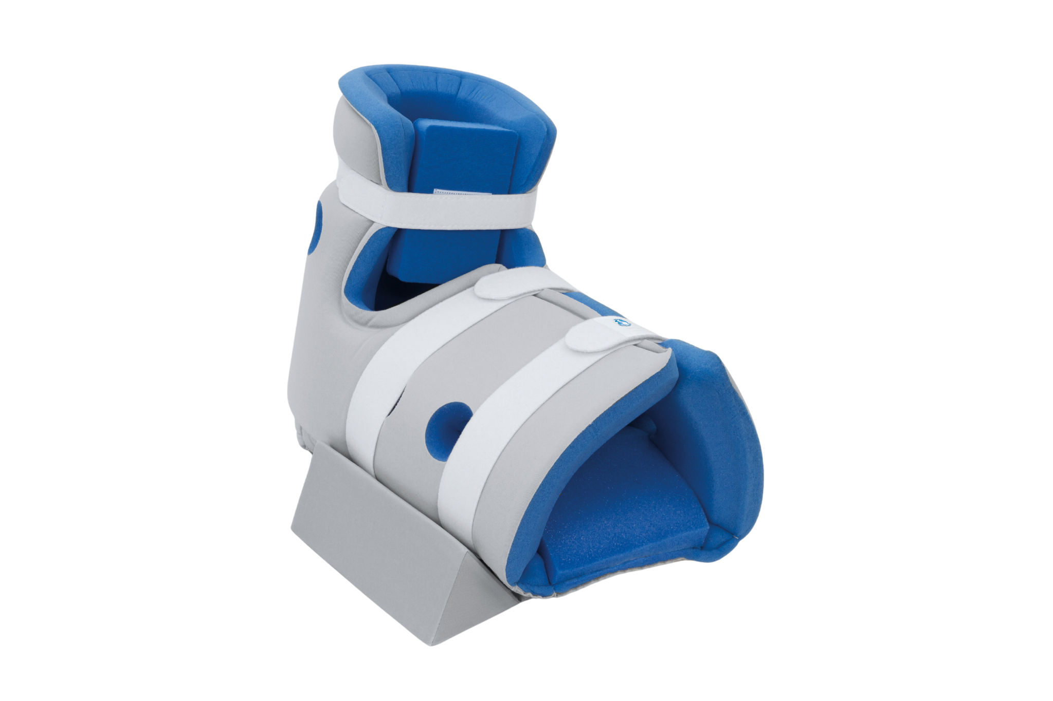 Heel Reliever side view with positioning wedge Heel Reliever side view with positioning wedge